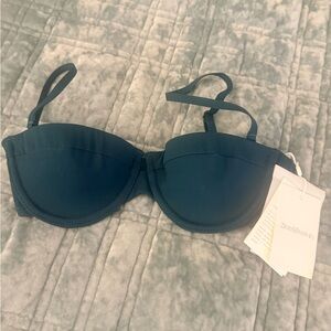 Zimmermann Bottle Green Bikini Top - size 0 A/B - Brand new with tags!